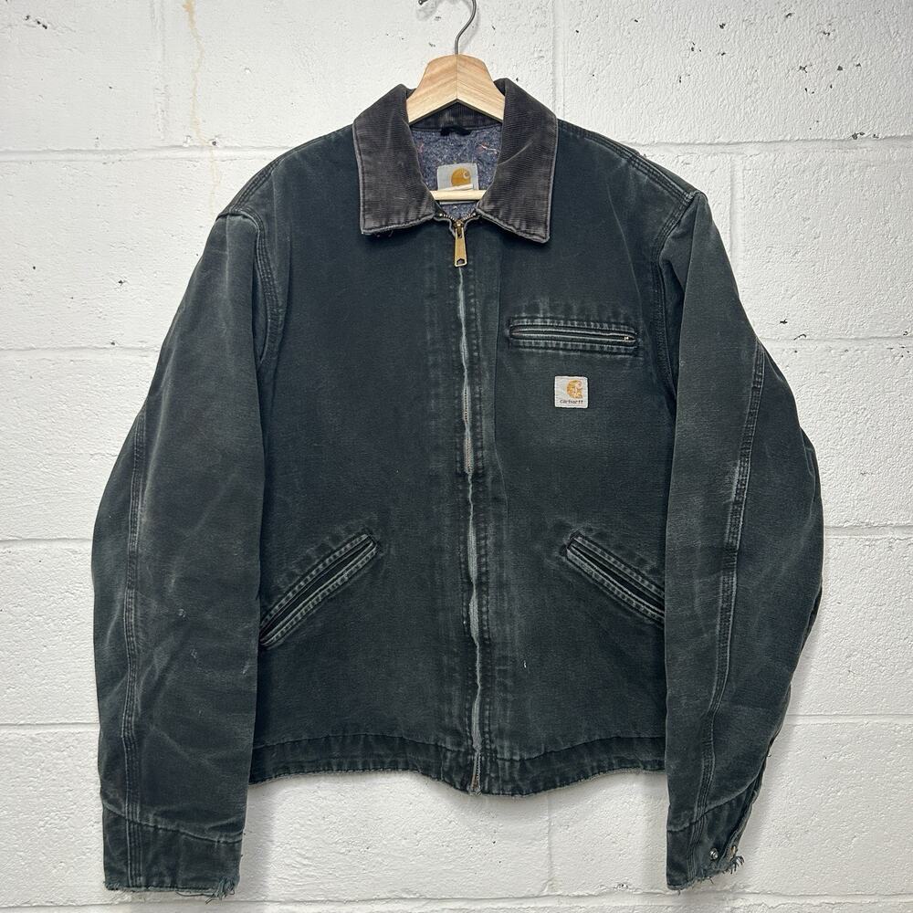Vintage Carhartt Blanket-Lined Detroit Jacket “Black” J01